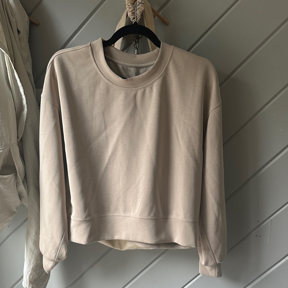 lululemon athletica Cream Sweatshirt
